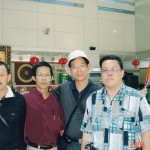本庙理事团队接灵回程摄于福州候机室